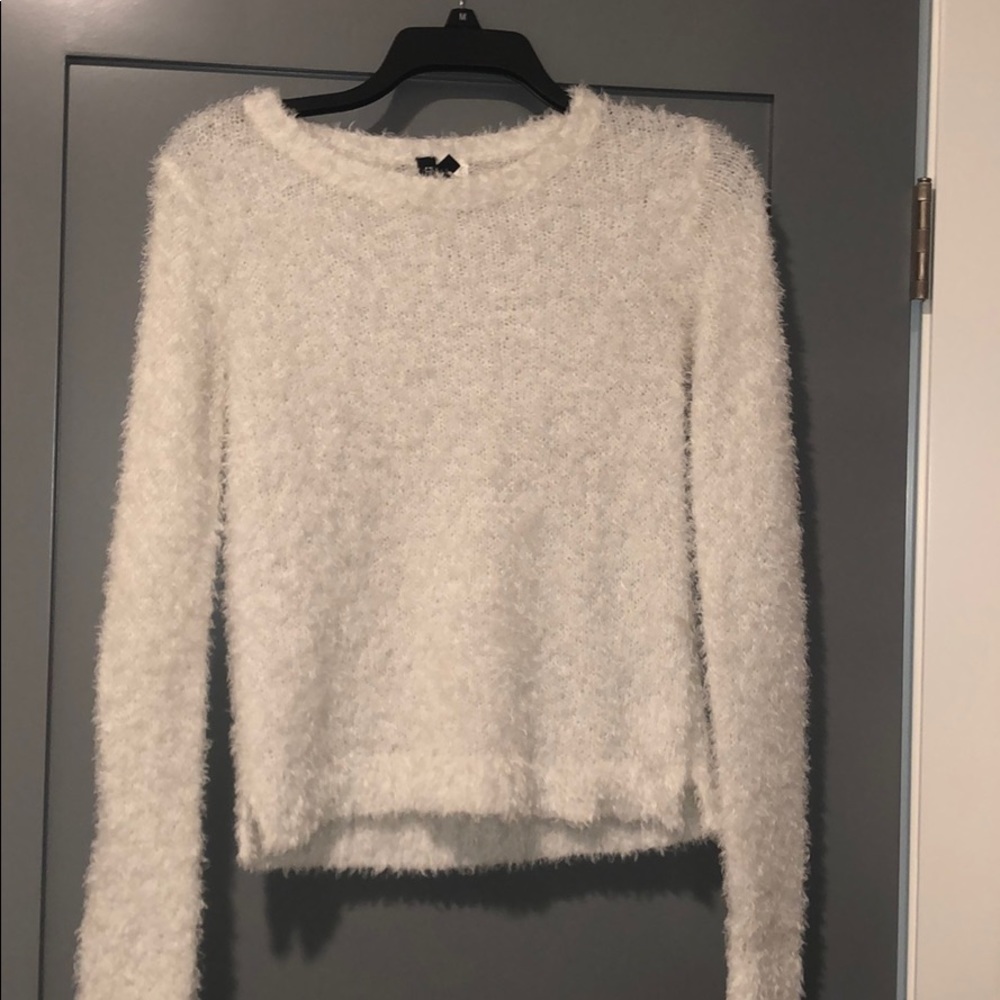 A fuzzy winter sweater